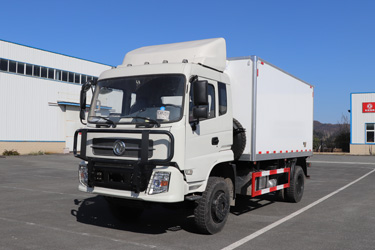 4×4東風(fēng)25m3冷藏車(chē)_四驅(qū)前5噸后10噸鮮奶果蔬水產(chǎn)品運(yùn)輸車(chē)_190馬力專(zhuān)用廂式車(chē)