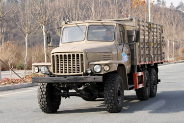 170馬力6×6倉(cāng)柵載貨_六驅(qū)2.5噸越野卡車(chē)_全驅(qū)定制三軸10噸貨車(chē)