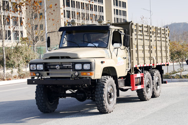 170馬力倉(cāng)柵載貨_六驅(qū)2.5噸越野卡車(chē)_東風(fēng)6×6全驅(qū)定制三軸10噸貨車(chē)
